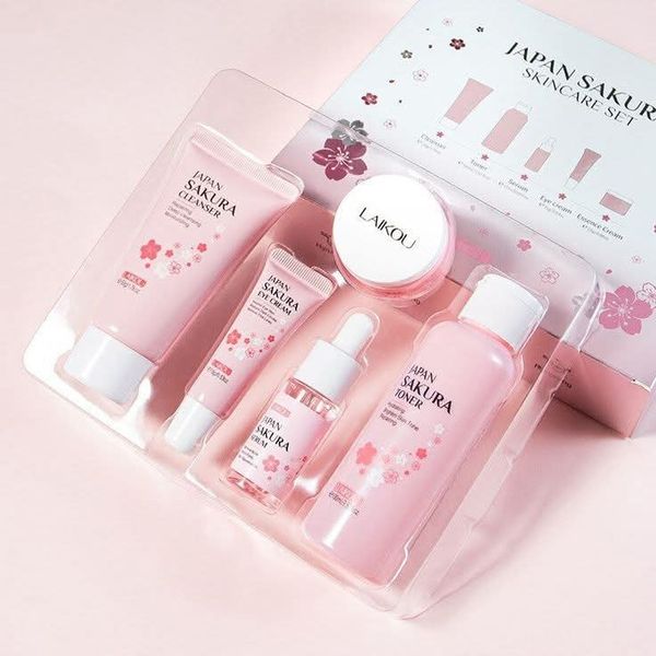 Laikou Japan Sakura Skincare Set 5pcs