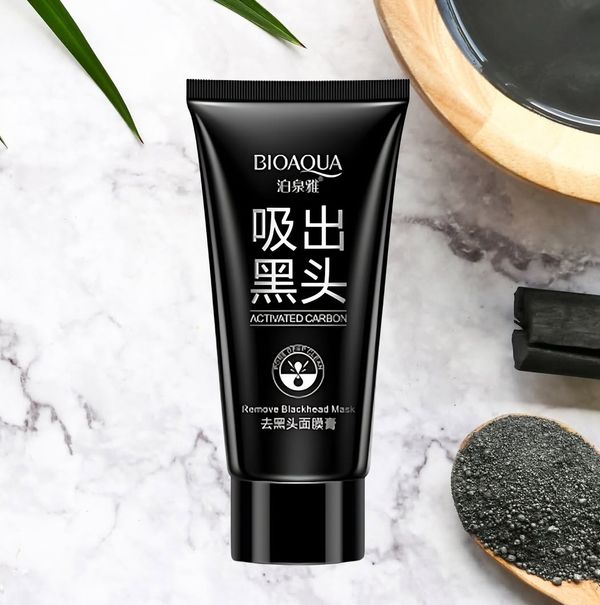 BIOAQUA Blackhead Removal Charcoal Black Mask 60g
