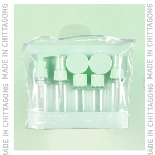 The 7PCS Travel Dispensing Bottles are portable and leak-proof