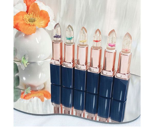 Cross-Border 6 opp bags suit Crystal frozen dried flower lipstick sexy nude p...