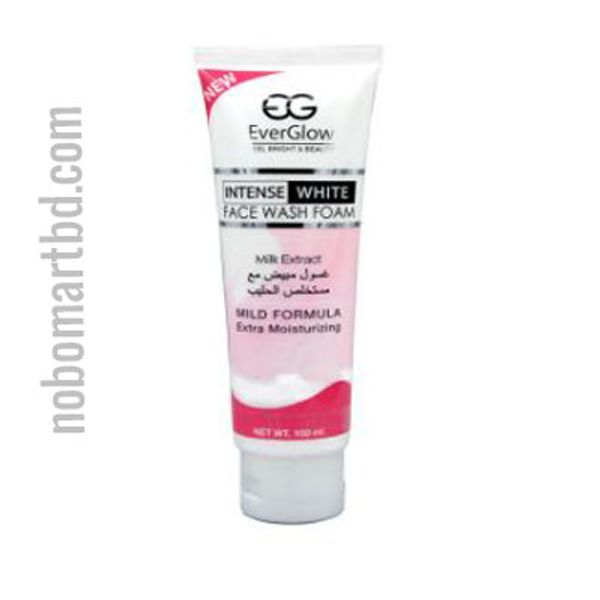 Everglow Intense White Face Wash Foam