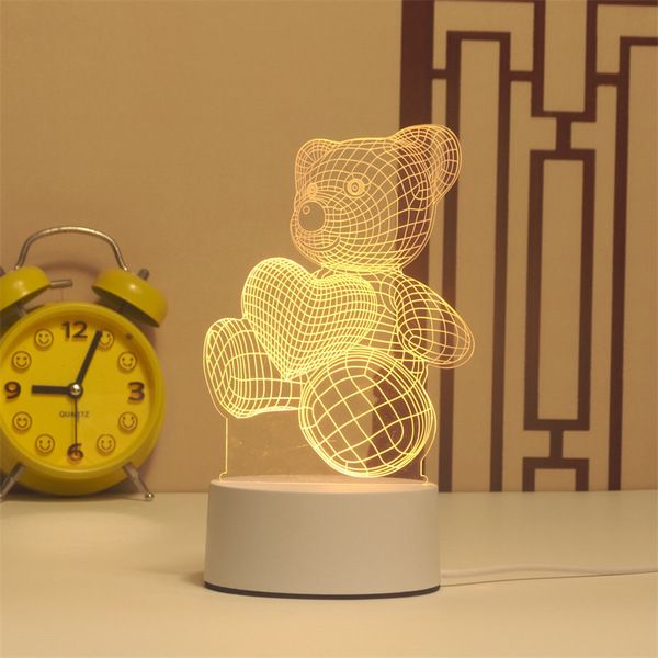 Teddy Love Lamp - Image 1
