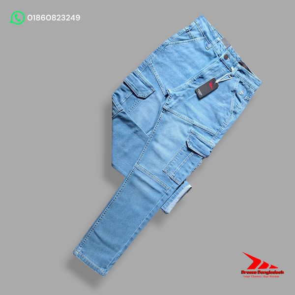 Jeans Cargo ( Light Blue)
