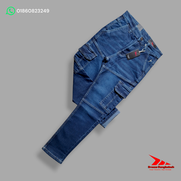 Jeans Cargo (Deep Blue)