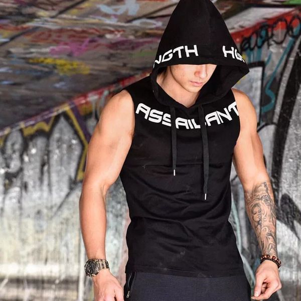 TANK 360 Sleek Workout Hoodie – Sleeveless & Stylish!