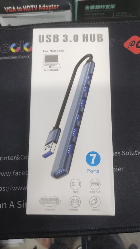 7IN1 USB Hub 3.0 USB 2.0 Multi USB Hub Splitter Power Adapter 4/7 Port Multiple Expander 2.0 OTG USB for PC Laptop