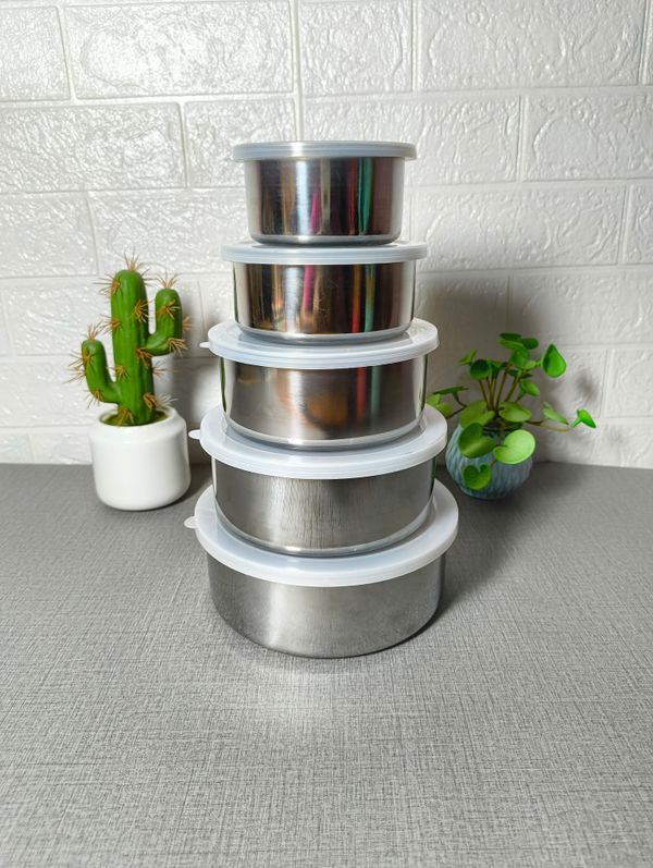 5 pcs Steel Ware Set