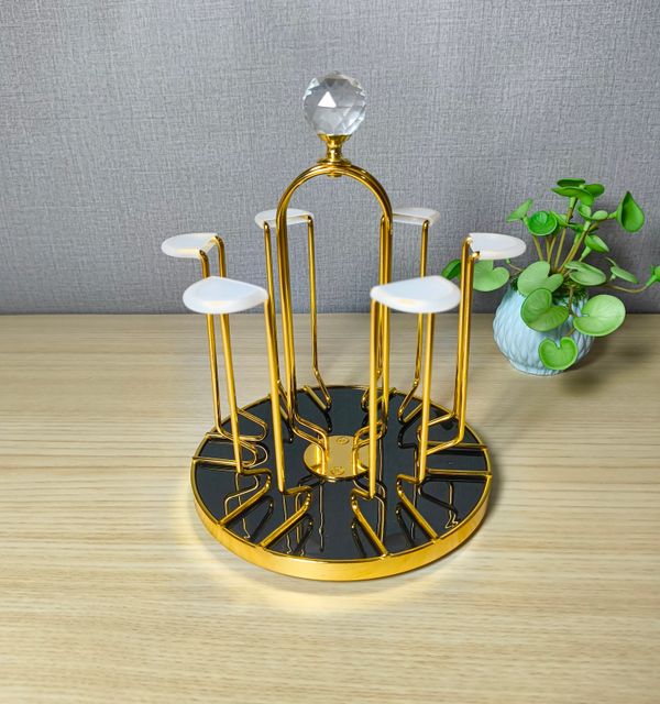 Premium Diamond Stone Glass Stand