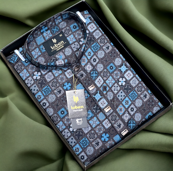 Special Printed Panjabi | MenMart |119703