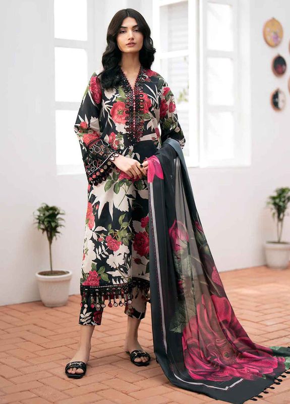 Printed Embroidered Lawn