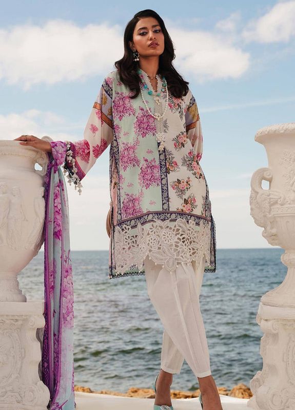 Printed Embroidered Lawn