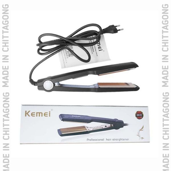 Kemei Km 472- Hair Straightener/Hair Curler - Hair Straightener