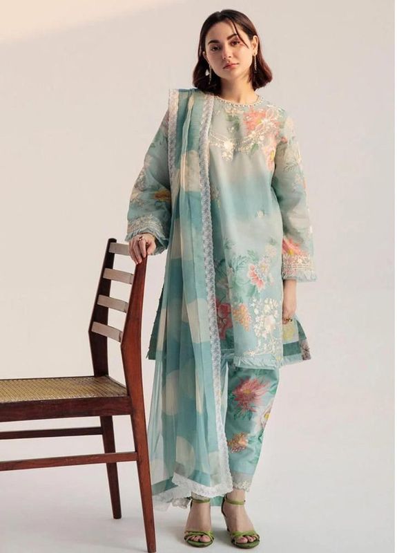 Printed Embroidered Lawn