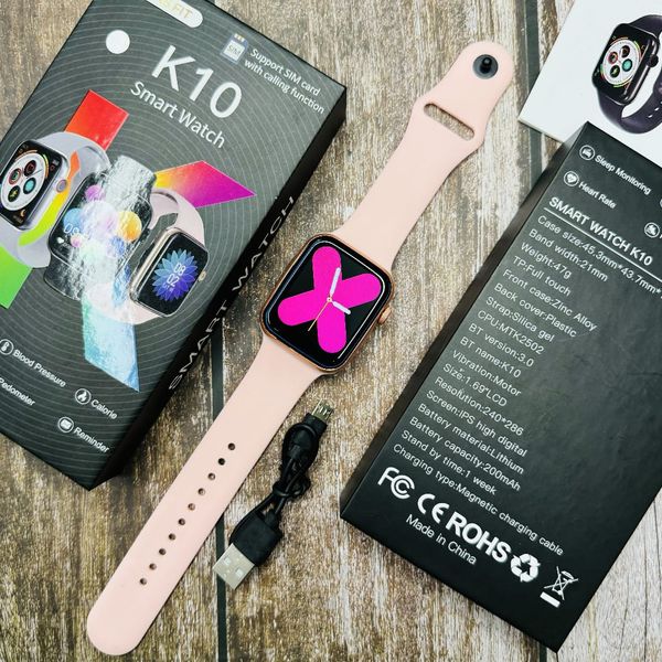 K10 Single SIM Smart Watch with Calling Function