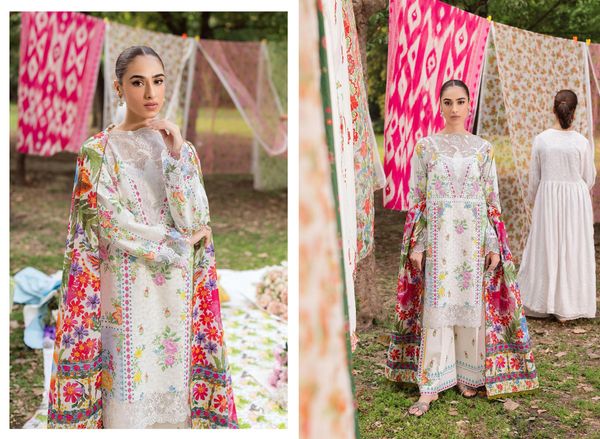 RAJBARI SCHIFFLI PRINTKARI D-08 - Image 1