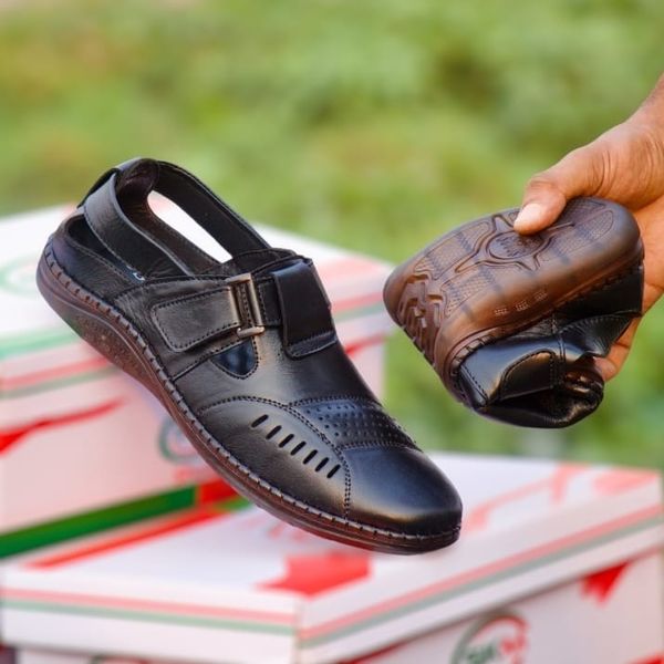 Premium Quality Leather Shoes One Pair