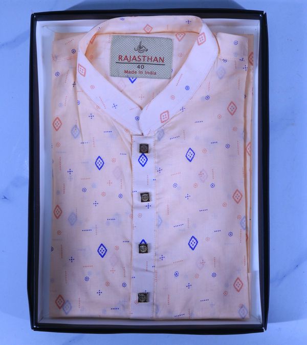 Printed Panjabi – Vibrant & Stylish