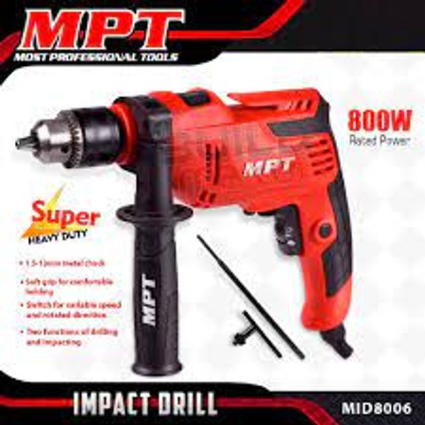 MPT Impact Drill, 710w, 13mm, Model: MID7106 / MID7103