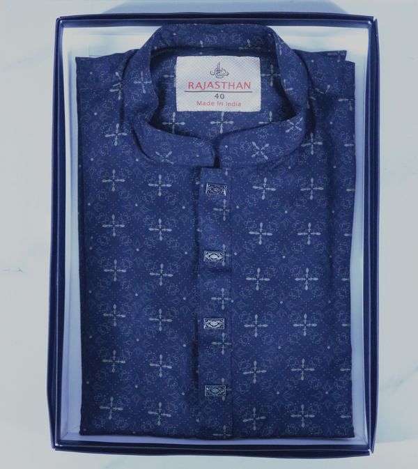 black printed Punjabi