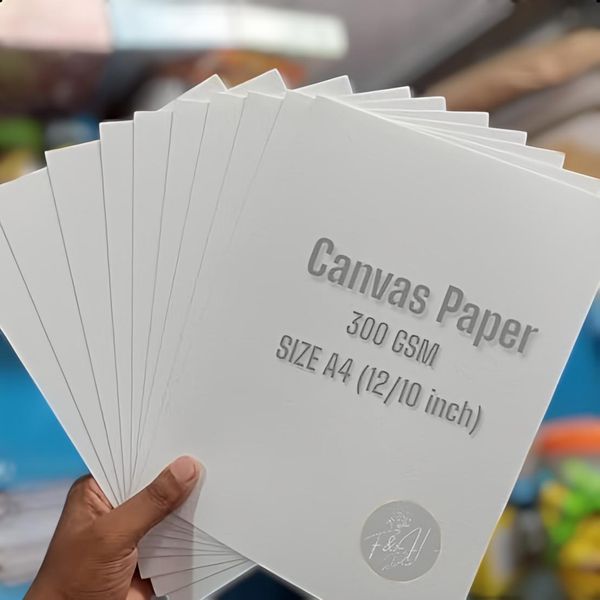 Canvas Paper A4 (4 pc set)