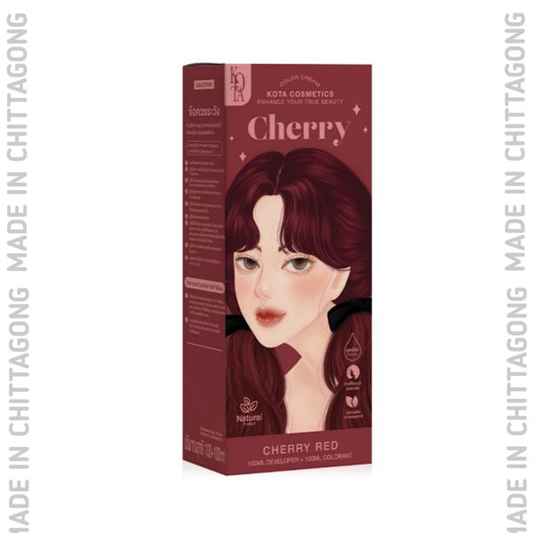 Kota Cosmetics Hair Color Cherry Red