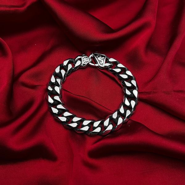 Obsidian Royale Titanium Bracelet (15mm)