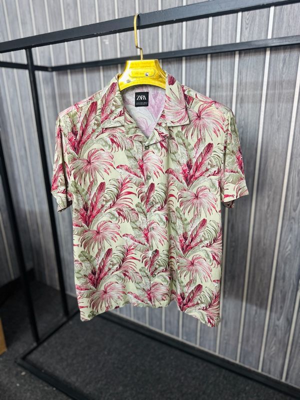 CUBAN SHORT SLEEVE SHIRT (Lilen)