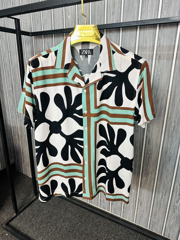 CUBAN SHORT SLEEVE SHIRT (Lilen)