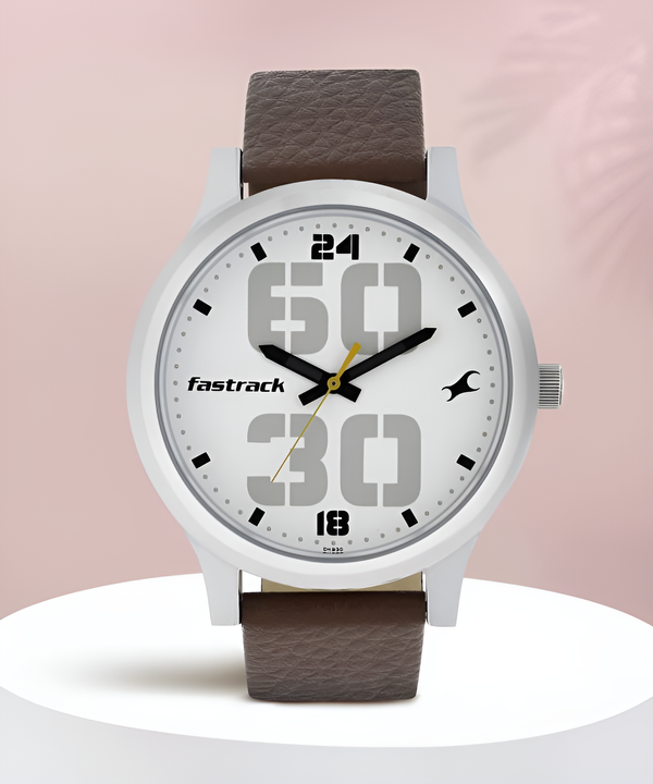 Fastrack Bold Fonts Analog Watch - For Men
