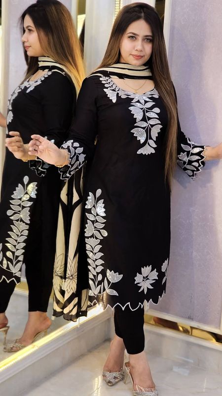 Premium Sequinse Embroidery 3pcs