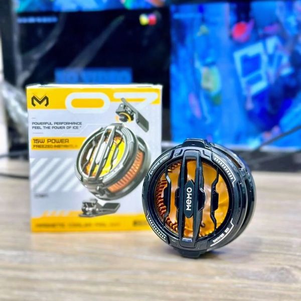 Memo CX07 15W Magnetic Phone Cooler with RGB Light Mobile Gaming Cooling Fan