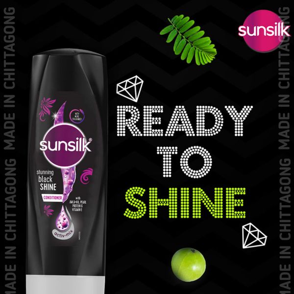 Sunsilk Stunning Black Shine Conditioner 180ml Indiana