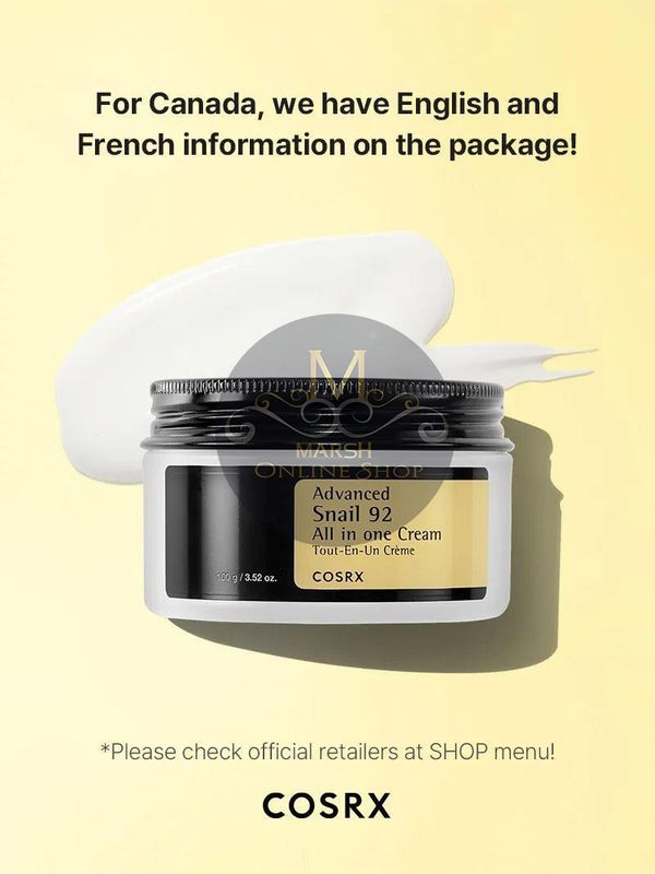 👉🔰Cosrx Advanced Snail 92 All in One Cream (100g) - Image 4