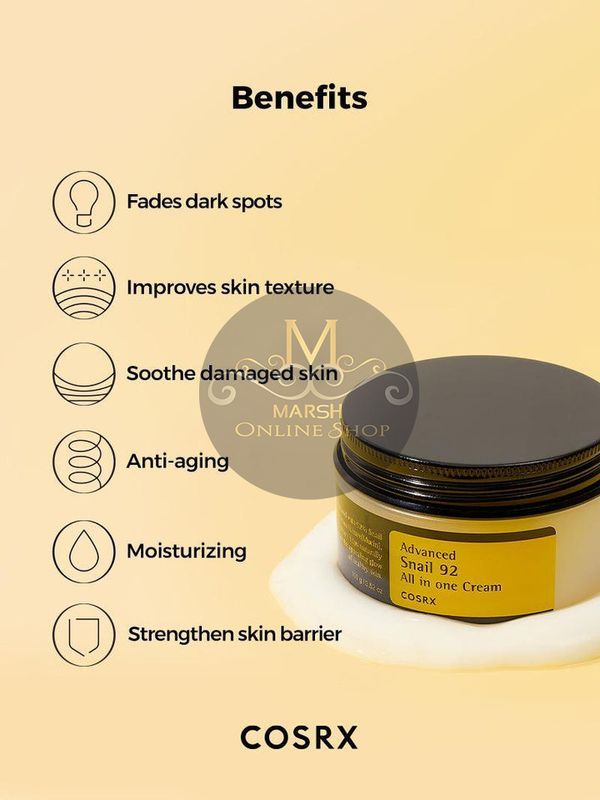 👉🔰Cosrx Advanced Snail 92 All in One Cream (100g) - Image 5