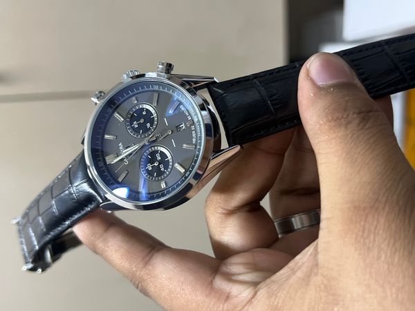 TAG BELT 2 CHRONO SILVER BODY BLK BELT,GREY DIAL,BLACK SUB