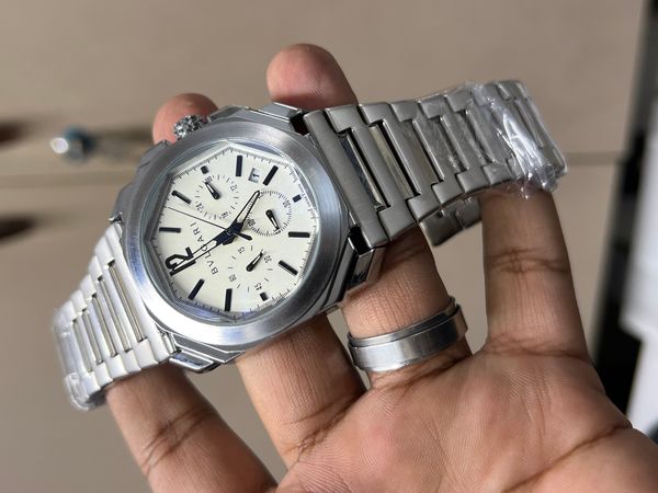 BVLGARI CHAIN WHITE DIAL
