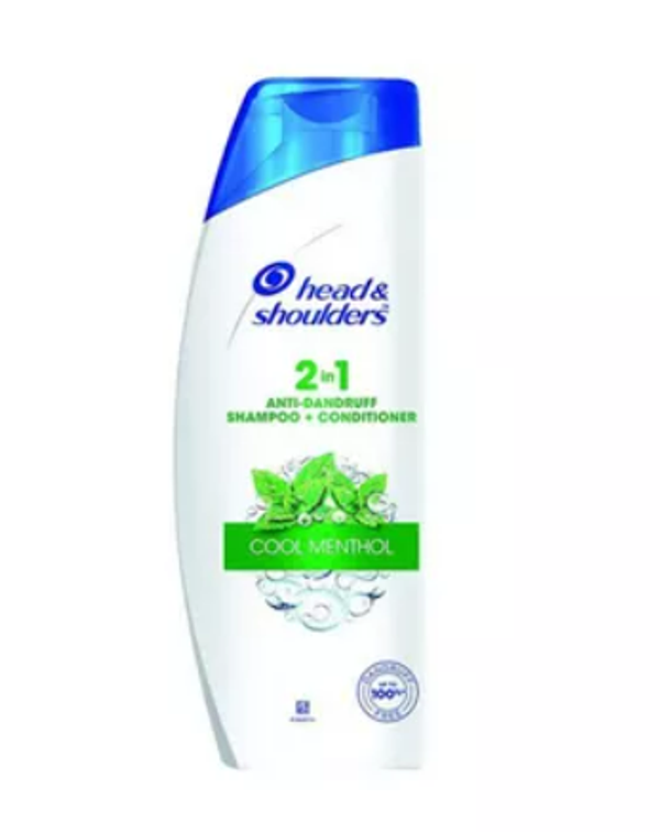 Head & Shoulders 2 in 1 Cool Menthol Anti Dandruff Shampoo + Conditioner 180 ml