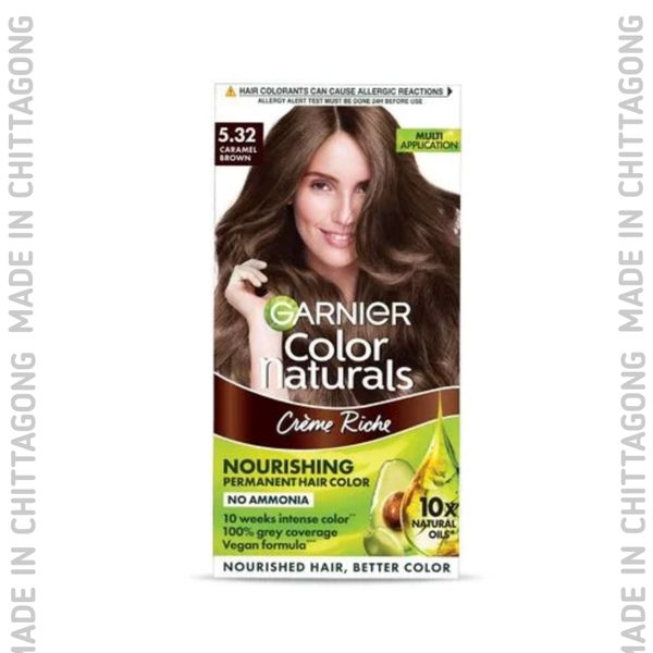 Garnier Color Naturals Shade 5.32 Caramel Brown