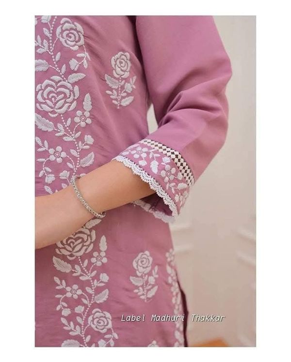 Pink Cotton Three Piece Set