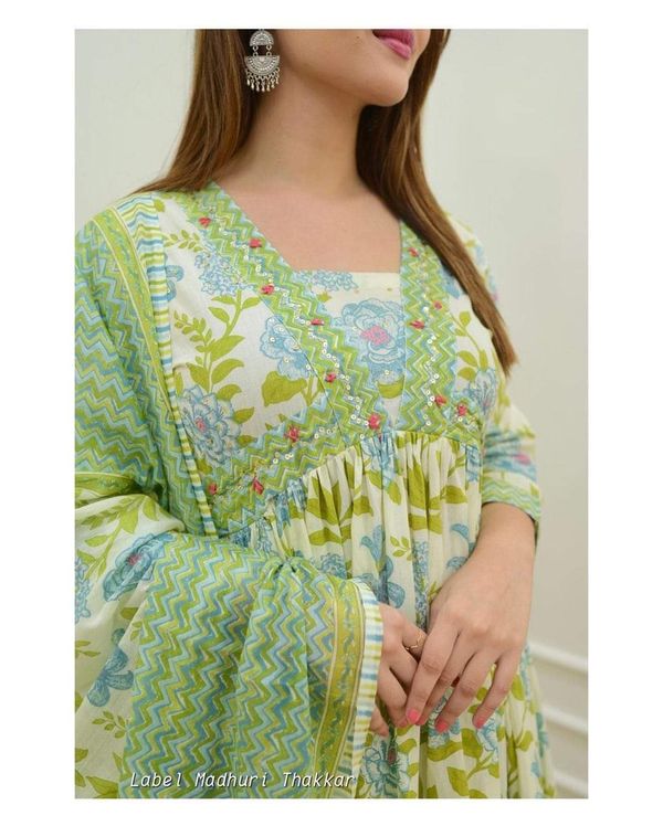 Aleya Cut Three Piece Set