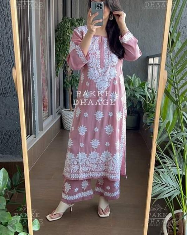 Levender Lakhnow Style Two piece set