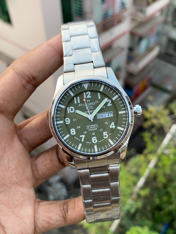 SEIKO daydate green dial