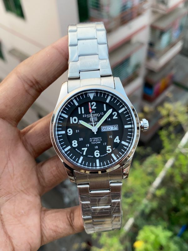 SEIKO daydate black dial