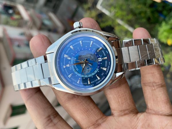 Omega aqua terra worldtimer (Blue dial)