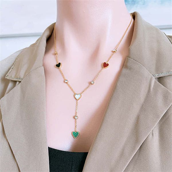 4 colour love heart chainColour Guaranteed