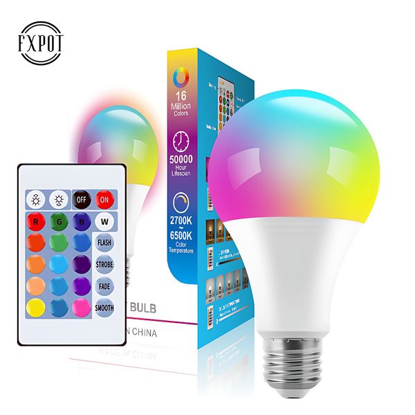 220V Remote Control RGB LED Light