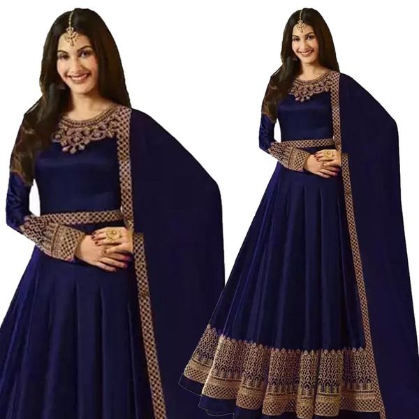 Soft Georgette semi Stitched -Embroidery Work Party dress