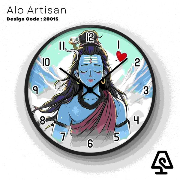 Divine Shiv Theme Wall Clock