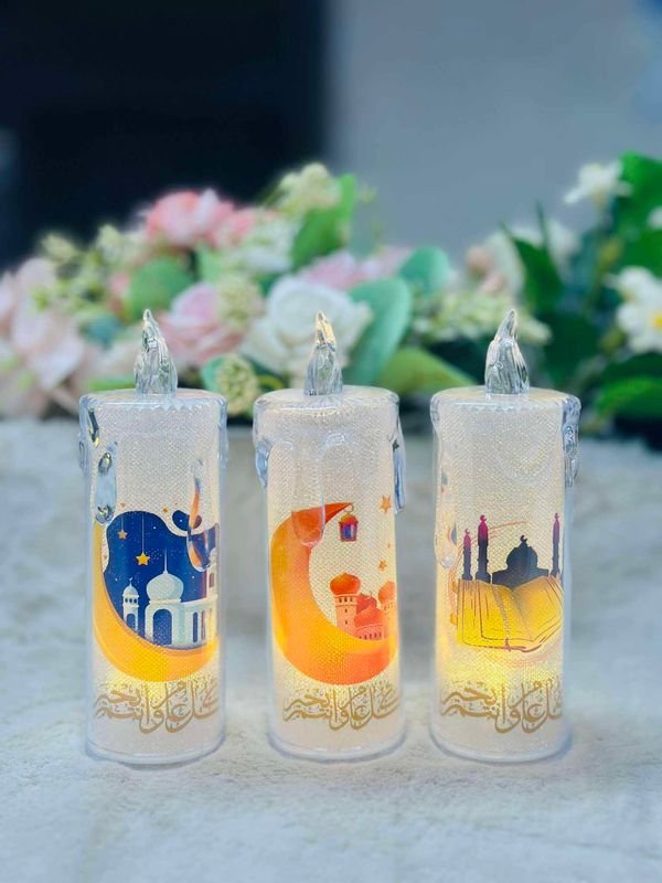 Ramadan big size candle light