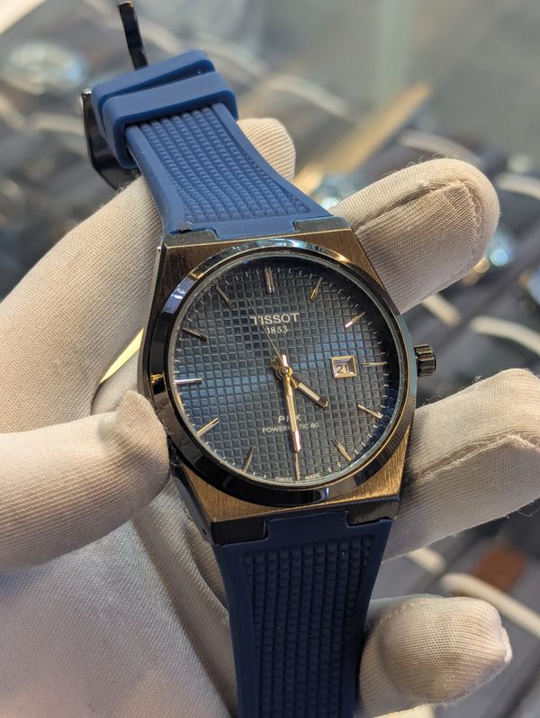 Tissot Prx Non Chrono Full Blue Black Body